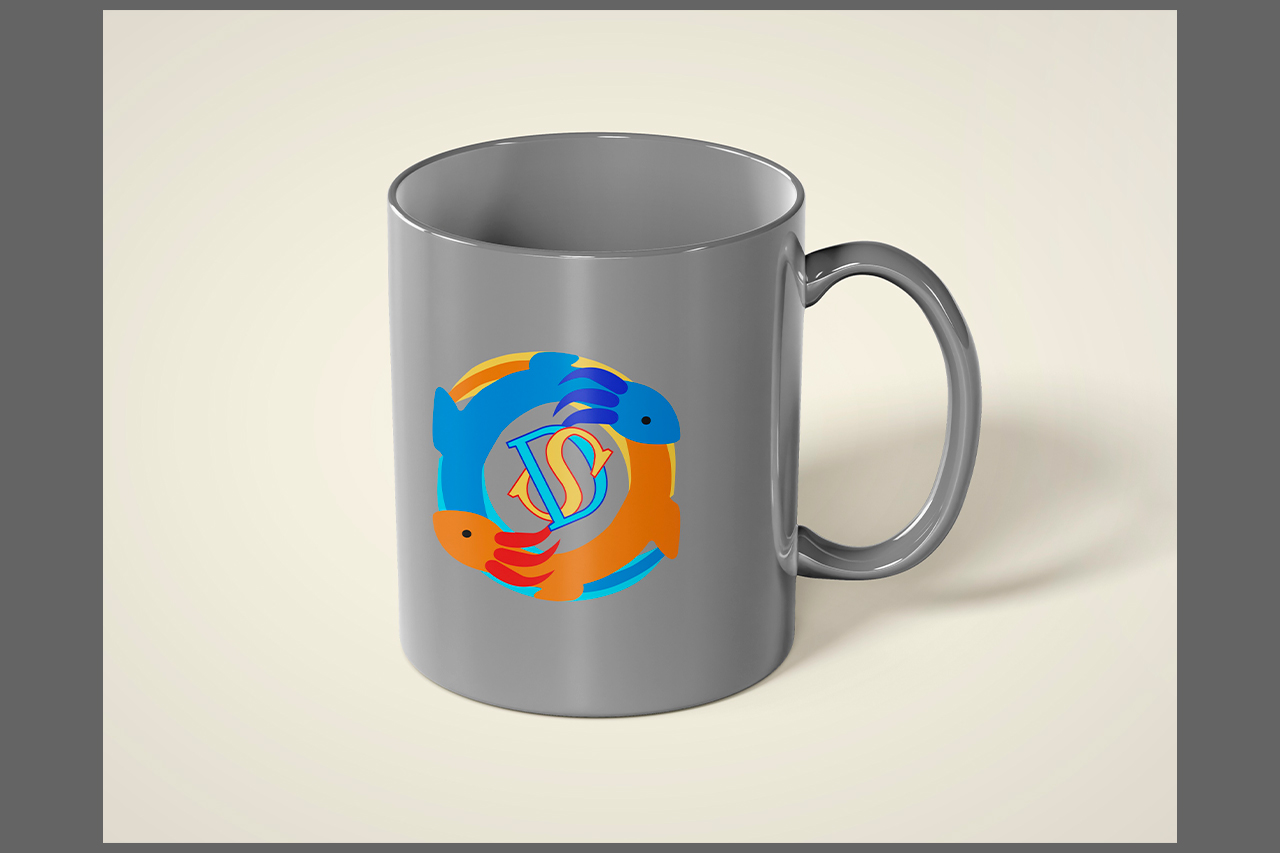 Mockup en Taza Gris